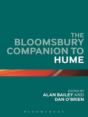 cover image of The Bloomsbury Companion to Hume